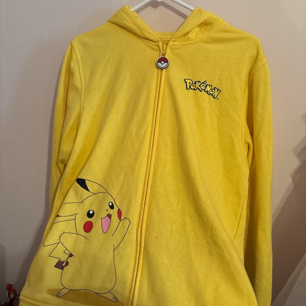 Pokemon Pikachu Yellow Kids Hoodie